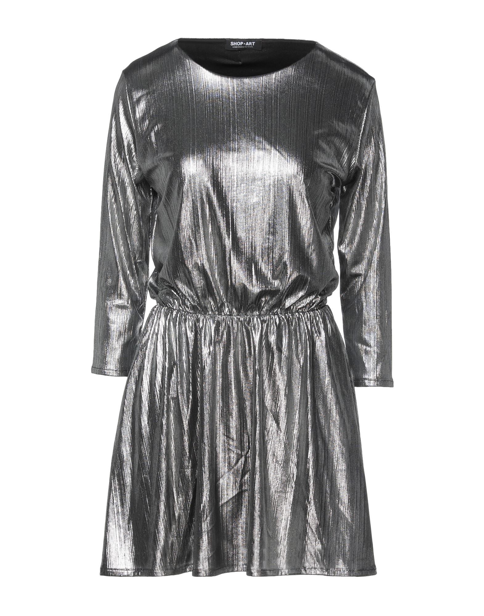 SHOPART Mini-kleid Damen Silber von SHOPART
