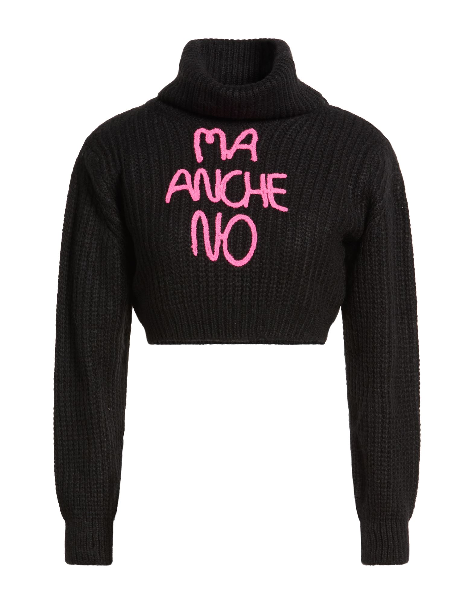 SHOPART Rollkragenpullover Damen Schwarz von SHOPART