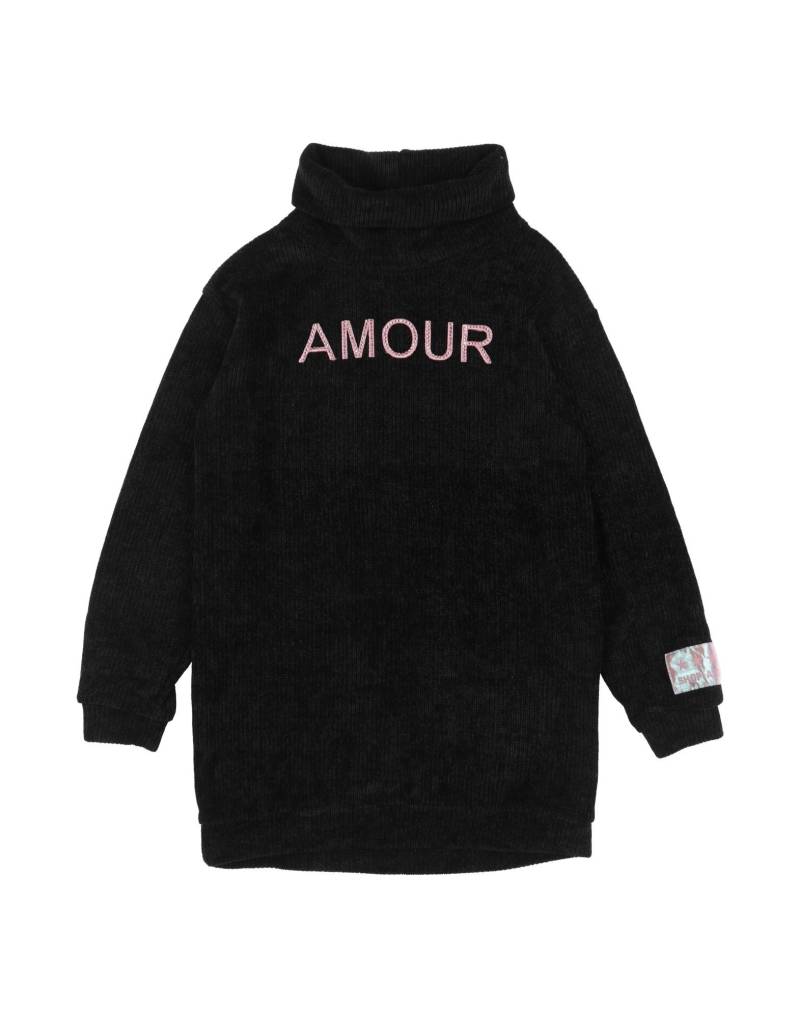 SHOPART Rollkragenpullover Kinder Schwarz von SHOPART