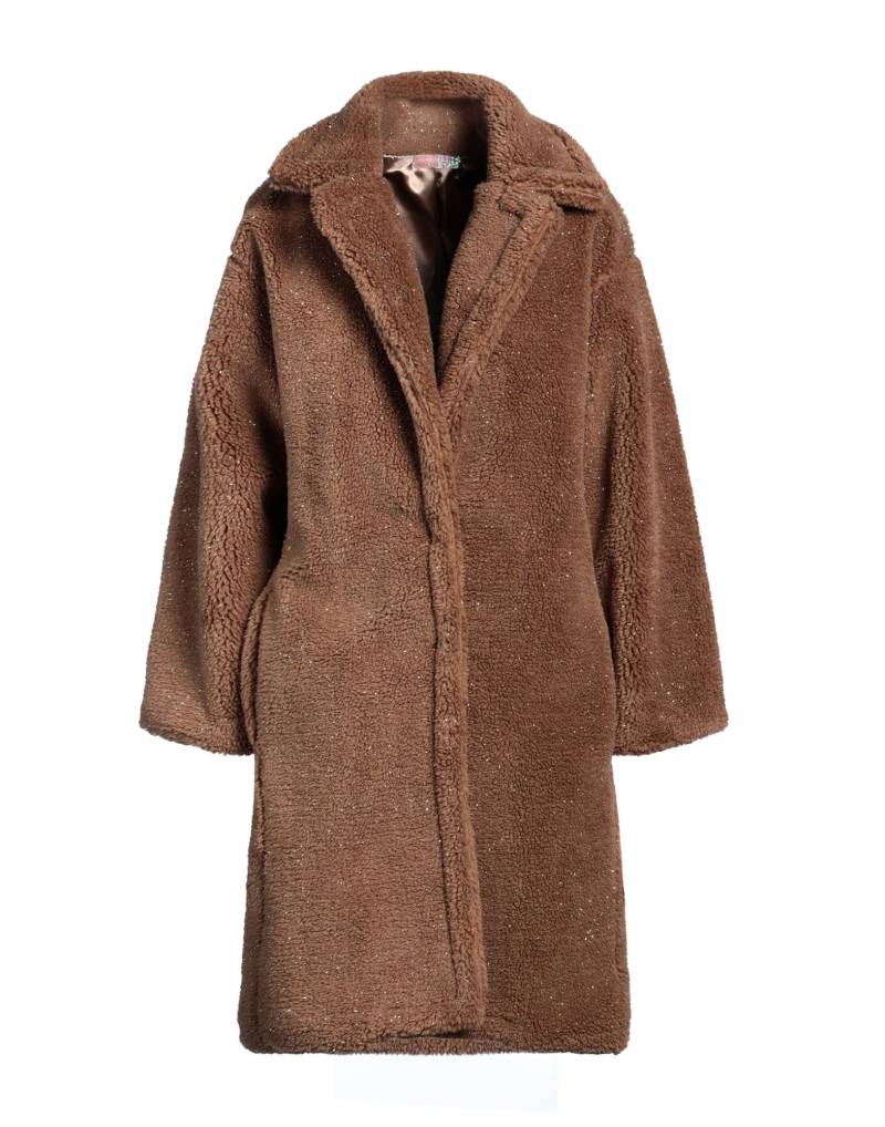 SHOPART Shearling- & Kunstfell Damen Kamel von SHOPART