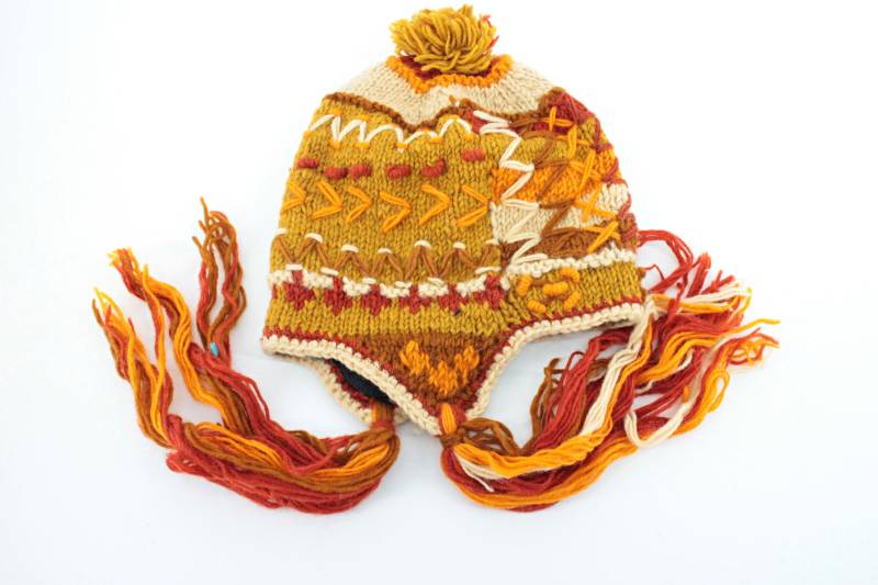 Wollmischung Strick-Mütze Unisex Winter Beanie Mit Bommel Wollmischung Strick-Mütze Unisex Winter Beanie Mit Bommel von SHOPIKA