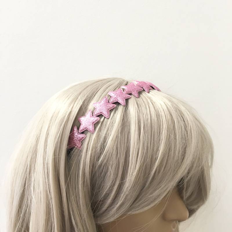 Pink Glitzer Stern Haarband Pink Glitzer Stern Haarband von SHOPLULUINTHESKY