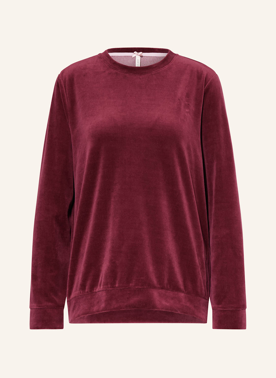 Short Stories Lounge-Shirt Aus Nicki rot von SHORT STORIES