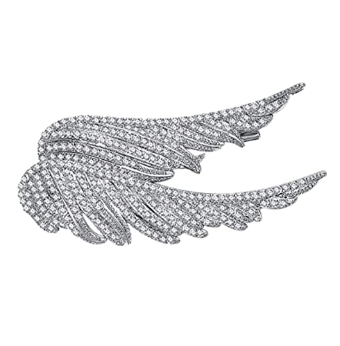 Broschennadeln Brosche Damen Lothes Pin Zubehör Flügelform for Schal Mädchen Leichte Luxusbroschen Mode von SHOUKAII
