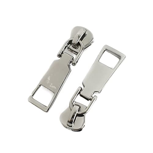 Reißverschlussschieber, Reißverschlussschieber, 10 Stück, Reißverschlussschieber for Metall-Nylon-Harz-Reißverschlüsse, DIY-Tasche, Geldbörse, Reißverschlusskopfzieher, Kleidungsstück, Nähzubehör (Far von SHOUKAII
