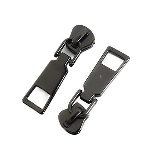 Reißverschlussschieber, Reißverschlussschieber, 10 Stück, Reißverschlussschieber for Metall-Nylon-Harz-Reißverschlüsse, DIY-Tasche, Geldbörse, Reißverschlusskopfzieher, Kleidungsstück, Nähzubehör (Far von SHOUKAII
