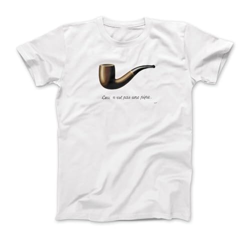 Rene Magritte This is Not A Pipe 1929 Artwork T-Shirt White L von SHOUZUREN