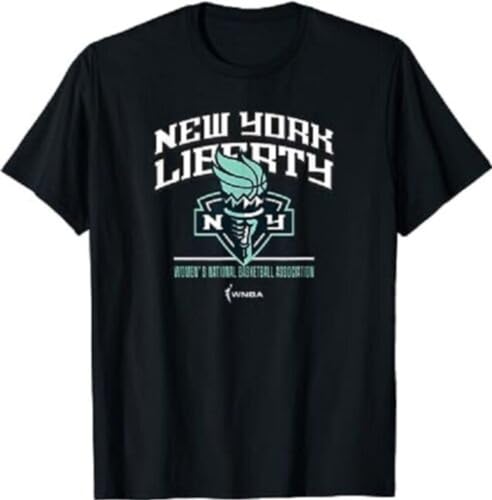 W.N.B.A N.e.w Y.o.r.k L.i.b.e.r.t.y Jump Start T-Shirt Black M von SHOUZUREN