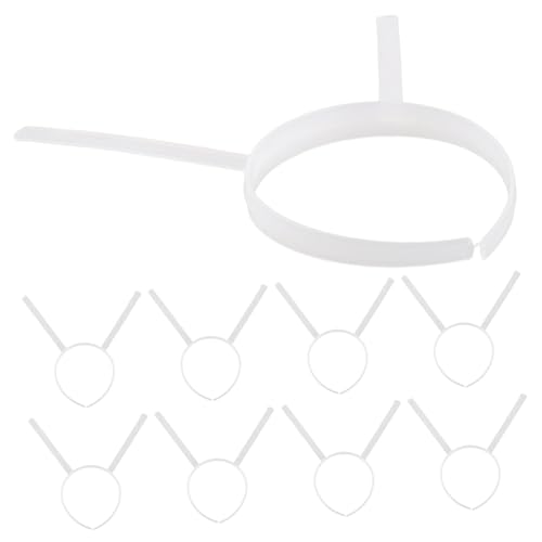 SHOWERORO 10stücke Stirnband Aus Kunststoff Rahmen Für Diy-projekte Basen Für Heimwerker Leerer Haarbandrahmen Unvollendete Stirnbandhalterung von SHOWERORO