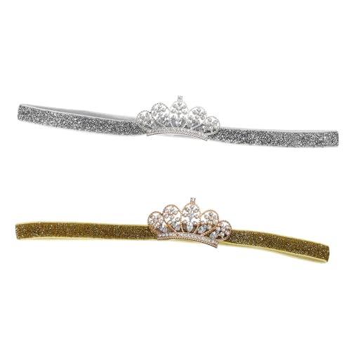 SHOWERORO 2er Satz Glänzende Kristallkronen-kopfschmuck Für Babys Und Mädchen Kristallkopfschmuck Haarschmuck SHOWERORO 2er Satz Glänzende Kristallkronen-kopfschmuck Für Babys Und Mädchen Kristallkopfschmuck Haarschmuck von SHOWERORO