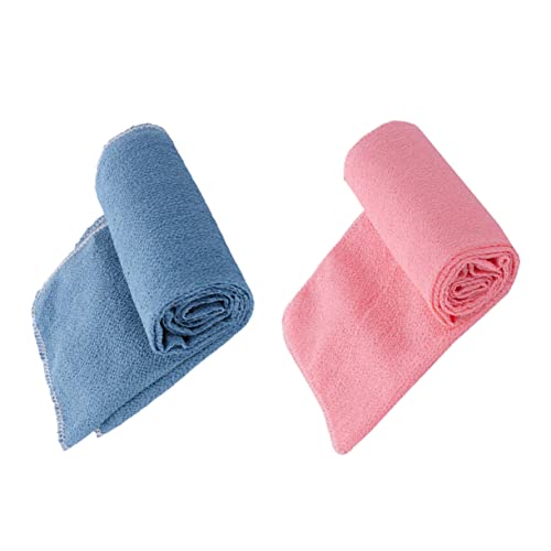 SHOWERORO Handtuch Mit Abziehstreifen Und Rückenschrubber Badezimmer Und Duschtücher Und Sauber von SHOWERORO