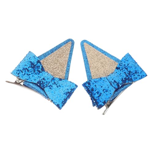 SHOWERORO 2stücke Kawaii Haarspangen Mit Katzenohren Für Kleine Mädchen Haaraccessoires Für Festivals Und Partys Niedliches Design Für von SHOWERORO