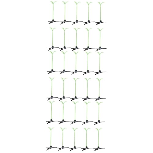 SHOWERORO 30 Stk Damen Haarspange Haarklemmen haar spangen hair clips haar pin marineblaue Haarspangen braune Haarspangen Haarband haarschmuck Haarspange aus Gras Haarspange sprießen Green von SHOWERORO