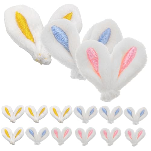 SHOWERORO 30 Stück Hasenohr-material Zum Basteln Süße Haarspangen-accessoires Für Kinder Diy-set Zur Herstellung Von Osterdeko Und Schmuck von SHOWERORO