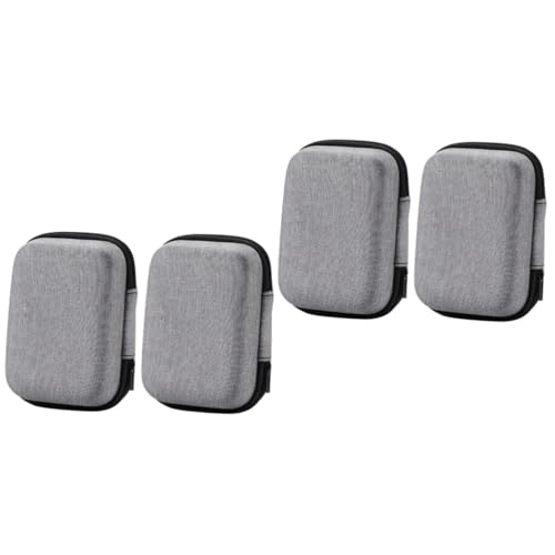 SHOWERORO 4 Stück multifunktionale Aufbewahrungstasche Organizer Handtasche aufbewahrungstaschen Organizer für elektronisches Zubehör Gitarrenkabel tragbare Kabeltasche Kopfhörertasche Eva von SHOWERORO