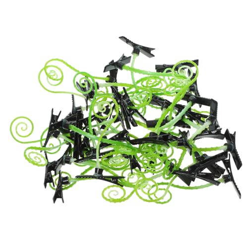 SHOWERORO 40stücke Kurze Gras Haarspangen Lustige Lockige Pflanzen Haarklammern Für Mädchen Für Alltag Und Besondere Anlässe Einfach Und Zu Tragen von SHOWERORO