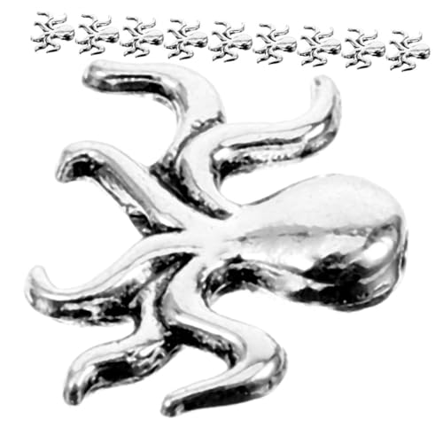 SHOWERORO 50 Stück Octopus Charms Robuste Legierungsperlen für Armbänder und Meeresmotiv Diy Schmuckherstellung Tier Anhänger für Kreative Designs SHOWERORO 50 Stück Octopus Charms Robuste Legierungsperlen für Armbänder und Meeresmotiv Diy Schmuckherstellung Tier Anhänger für Kreative Designs von SHOWERORO