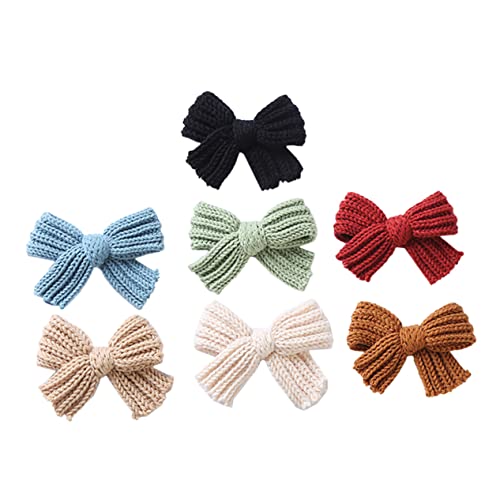 SHOWERORO 7stücke Teiliges Niedliche Mädchen Haarspangen Mit Schleifen Haarschmuck Für Junge Mädchen Accessoires Für Partys Und Alltagslooks Für Haartypen von SHOWERORO