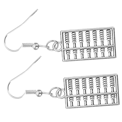 SHOWERORO Abacus Ohrringe Damen Hängend Einzigartiges Mathelehrer Schmuck Leichter Komfort für Alltag Arbeit Party Schule Stilvoller Anhänger Design für Frauen und Mädchen von SHOWERORO