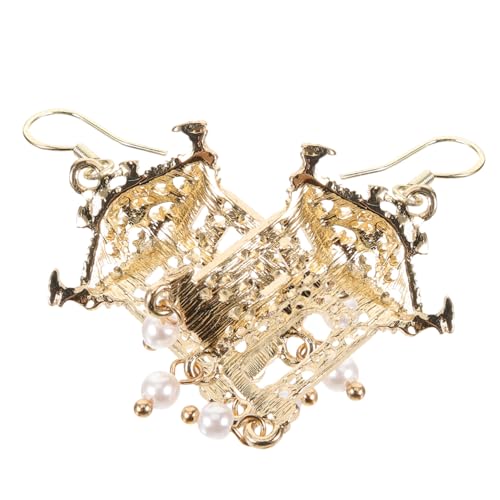 SHOWERORO Chinesische Stil Tropfen Ohrringe Damen Retro Wasserfarben Design Dangle Ohrschmuck Leicht Tragbar Für Hochzeit Geburtstag Party von SHOWERORO