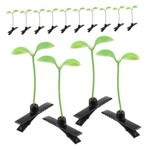 SHOWERORO 70 Stück Lustige Haarspangen in Form Von Sojasprossen Mini-haarklammern Für Damen Und Kinder Praktische Haardekorationen Für Festivals Und Täglichen Gebrauch von SHOWERORO