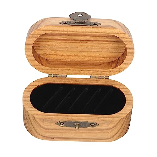 SHOWERORO Gitarrenplektren-Box Holz Organizer Fall Für Gitarrenplektren-aufbewahrungsbox Gitarrenplektren-etui Instrumentenplektren-etui Gitarrenplektren-Halter von SHOWERORO