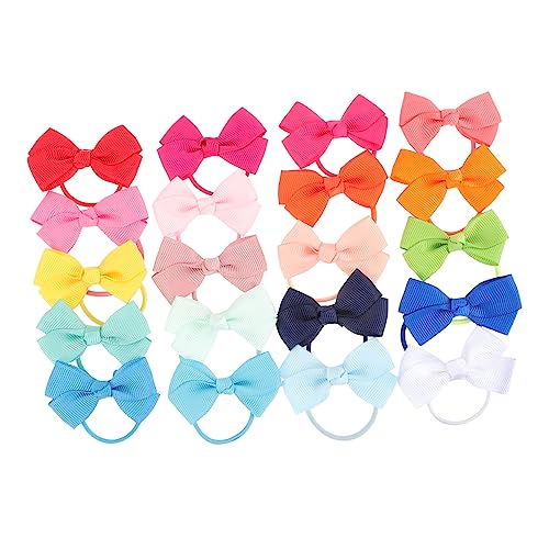 SHOWERORO 40stücke Haargummis Mit Schleifen Für Mädchen Und Kleinkinder Elastische Haarties Für Kreative Frisuren Farbenfrohe Haaraccessoires Für Täglichen Gebrauch von SHOWERORO