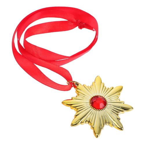 SHOWERORO Halloween Vampire Halskette mit Medaille Vielseitiges Vampir Accessoire für Frauen und Männer Leichtes Bequemes Schmuckstück für Karneval Cosplay und Party Dekoration von SHOWERORO