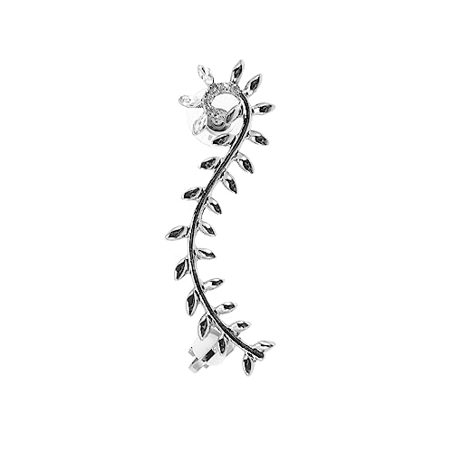 SHOWERORO Leaf Ohrklemme Damen Ohrschmuck Blattform Ohrclip Modisch Piercingfrei für Frauen und Mädchen Eleganter Look Vielseitig Kombinierbar von SHOWERORO