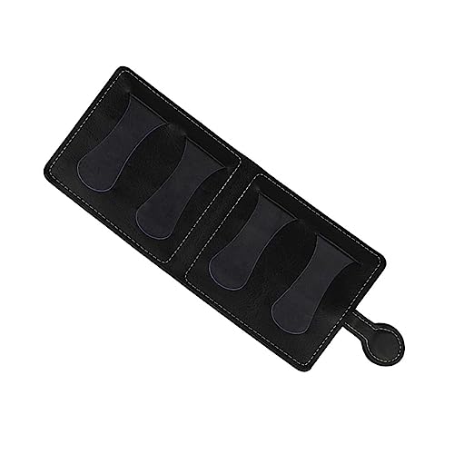 SHOWERORO Lederplektrumhalter Tragbar Gitarrenzubehör Pick-Organizer Praktisch Für Dauerhaften Gebrauch Kompaktes Design Für Transport Plektren Sicher Aufbewahren Exquisites Aussehen von SHOWERORO
