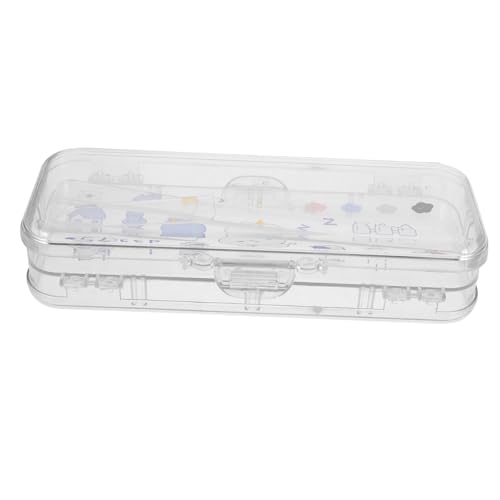 SHOWERORO Mehrzweck-federmäppchen Mit Stifte-Organizer – Kompaktes Kunststoffetui Für Schulbedarf von SHOWERORO