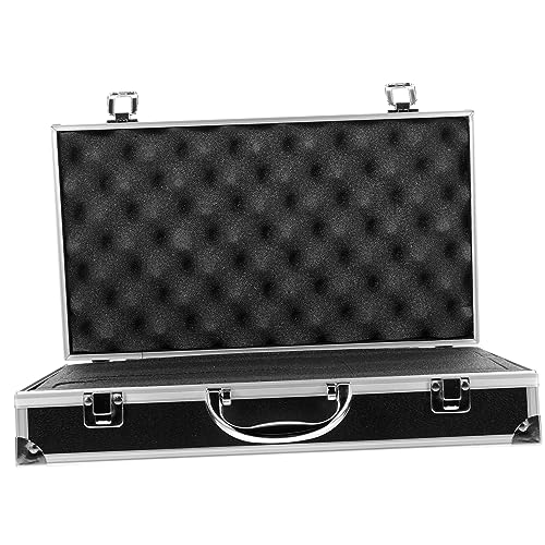 SHOWERORO Mikrofonetui Mikrofontragebox Stoßfest Aufbewahrungsbox Für Mikrofone Tragbar Kabel Organizer Mikrofonhalterpaket Metallbox Mikrofonbox Mikrofonpaket von SHOWERORO