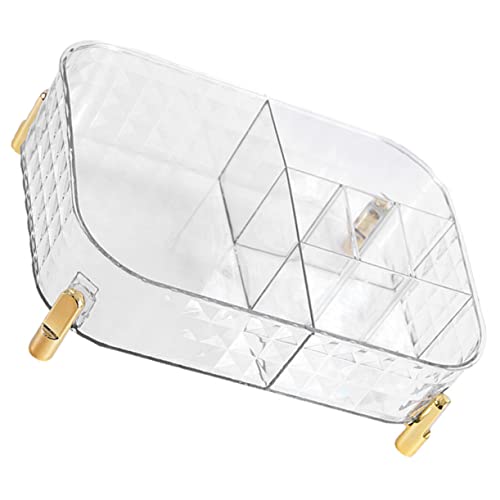 SHOWERORO Organizer Für Kosmetik Transparente Aufbewahrungsbox Für Bad Und Schlafzimmer Für Make-up Lippenstifte Und Parfüm Leicht Zu Reinigen Und Multifunktional von SHOWERORO