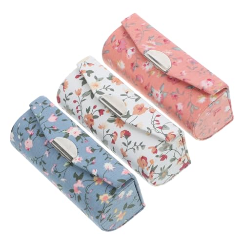 SHOWERORO Schminktasche Mit Spiegel Lippenstiftbehälter Tragbar Für Damen Teenager Mädchen Klein Elegantes Design Für Handtasche von SHOWERORO