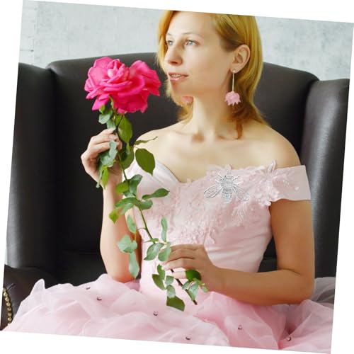 SHOWERORO Silberfarbene Bienenbrosche mit Zirkonia Leichte Anstecknadel als Modisches Kleidungsschmuck accessoire für Damen Vielseitig für Partys und Alltag Einfach zu Befestigen Tragen von SHOWERORO