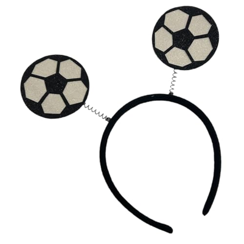 SHOWERORO Sportliches Stirnband Mit Fußball- Dekoratives Haarband Für Partys Und Festivals Vielseitiges Accessoire Für Und Mädchen von SHOWERORO