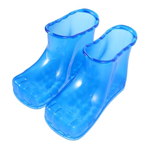 SHOWERORO Tragbare Fußbad Schuhe PVC Fußwaschschuhe Fußbade Boots für Damen Herren Rutschfest Entspannend Vielseitig für Zuhause Fußpflege Fußbad Massagefunktion von SHOWERORO