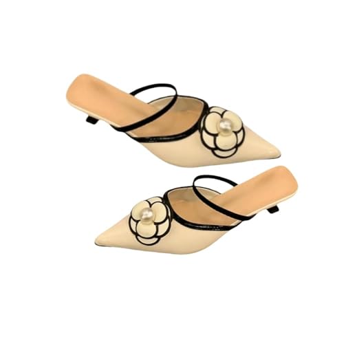 Fashion Sense Head Half Drag Schuhe Sommer Neue Spitzkopf Mode Bequeme Freizeitschuhe, a, 39 EU von SHPEHU