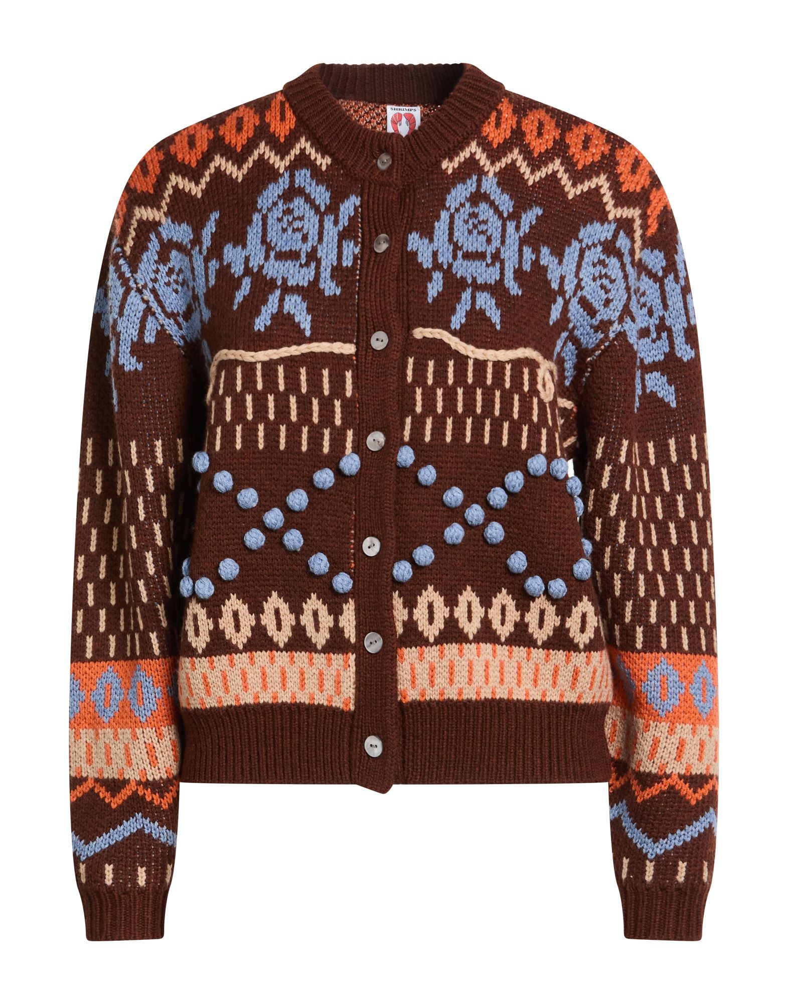 SHRIMPS Strickjacke Damen Braun von SHRIMPS