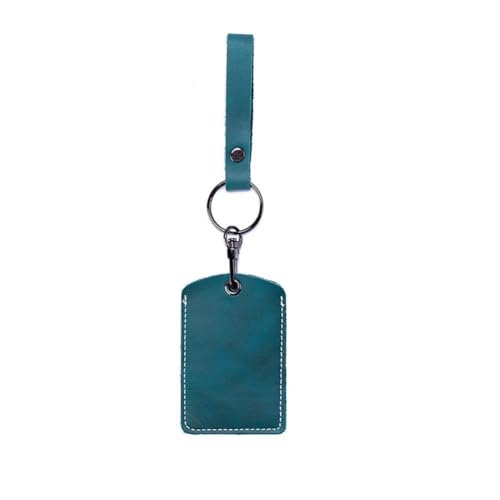 SHTGOI Zugangskarten Halter Leder Schlüsselbund Organizer mit Airtag, NFC Smart Key Tag Karte,RFID Pod ID Karte Schutzhülle Kratzfest Multifunktions Schlüsselanhänger von SHTGOI