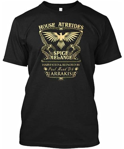 Atreides of Dune T Bronze - House Spice Melance T-Shirt Personalised Mens T Shirt - Unisex 100% Cotton Size XXL Atreides of Dune T Bronze - House Spice Melance T-Shirt Personalised Mens T Shirt - Unisex 100% Cotton Size XXL von SHUANGMUYUAN