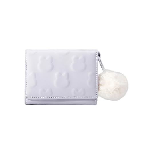 SHUIXIAYUE Kleine Geldbörse mit Cartoon-Motiv, niedlich, kurz, einfarbig, niedliches Muster, einfache Multi-Kartentasche, Null-Geldbörse, Doppelsofa 2, Einheitsgröße von SHUIXIAYUE