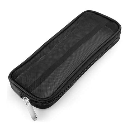 SHUIXIAYUE Make-up-Pinsel-Reiseetui, Kosmetiktasche, Organizer für Männer und Frauen, Beauty-Werkzeuge, Netz-Dopp Kit, Tasche, Waschaufbewahrung, Zubehör, Schwarz , Einheitsgröße von SHUIXIAYUE