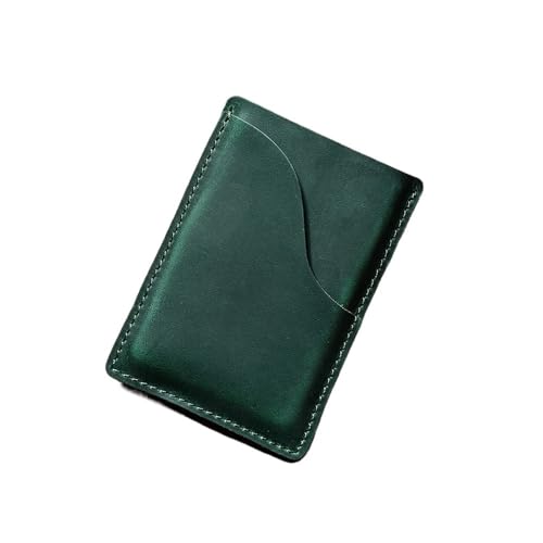 SHUIXIAYUE Vintage-Kartenhalter für Bankkarten, Geldscheinklammer, grün, Einheitsgröße von SHUIXIAYUE