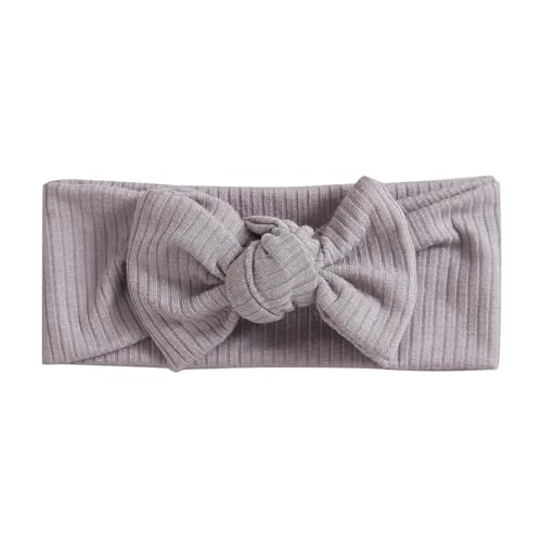 Haarband für, und Mädchen, elastisch, rutschfest, Haarband, Lauf-Stirnband, Haar-Accessoires Stirnband Kinder Klett (Grey, One Size) von SHUIYUE