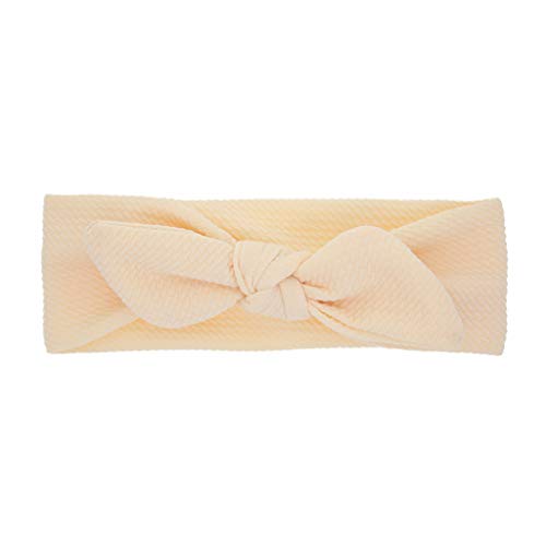 Kleinkinderzubehör Baby-Kopfbezug für Mädchen Haarreif für Babypflege Baby Sommer Stirnband (Beige, One Size) von SHUIYUE