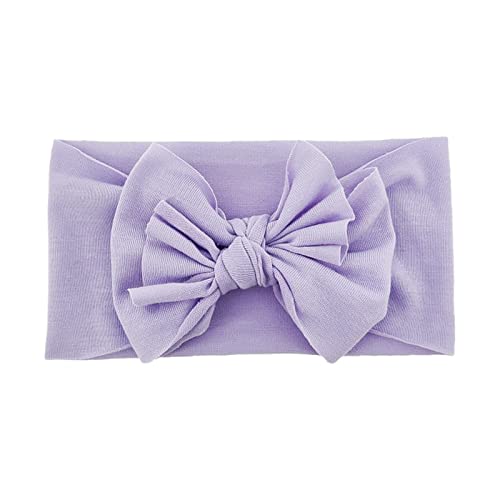 Mädchen Stirnband Kopfbedeckung Baby Einfarbig Kleinkind Kleinkind Haarband Bowknot Strick Babypflege Abstehende Ohren Baby (A, One Size) von SHUIYUE