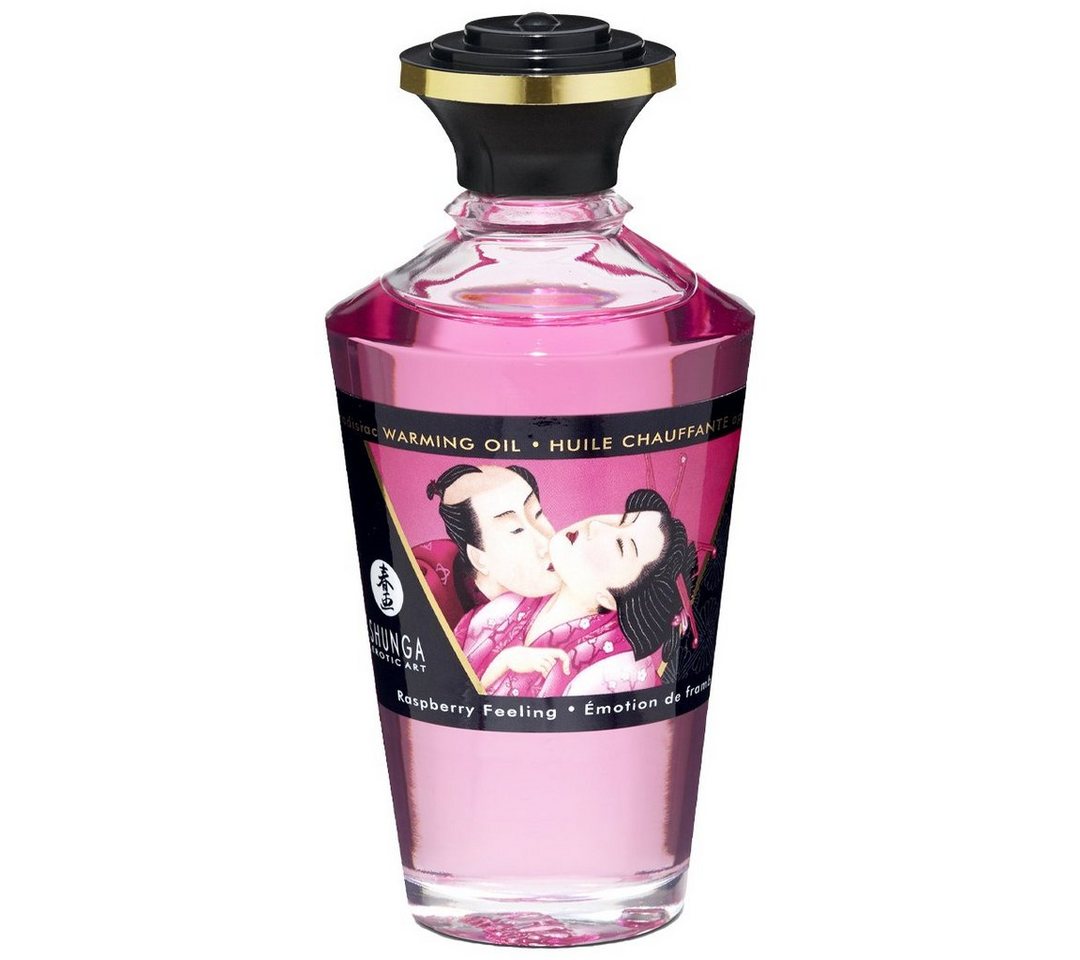SHUNGA Massageöl Aphrodisiakum wärmendes Massage Öl Raspberry Feeling - Himbeer, Atemaktivierte Erwärmung SHUNGA Massageöl Aphrodisiakum wärmendes Massage Öl Raspberry Feeling - Himbeer, Atemaktivierte Erwärmung von SHUNGA
