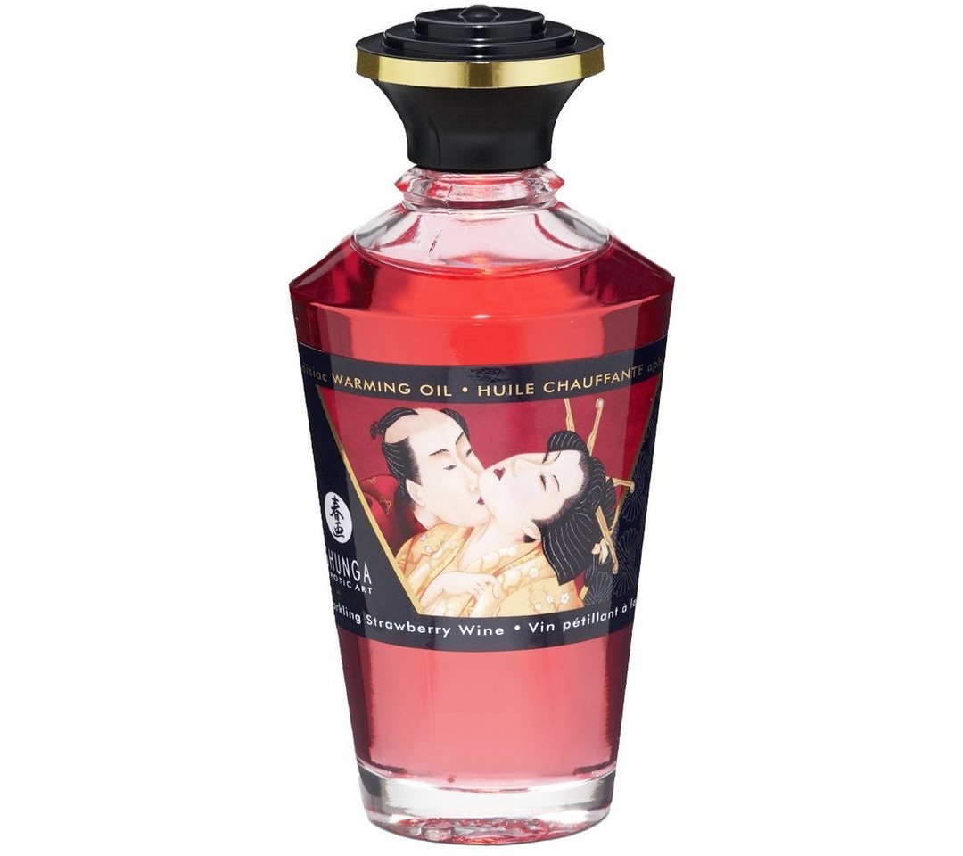 SHUNGA Massageöl Aphrodisiakum wärmendes Massage Öl Sparkling Strawberry Wine - Erdbeer, Atemaktivierte Erwärmung SHUNGA Massageöl Aphrodisiakum wärmendes Massage Öl Sparkling Strawberry Wine - Erdbeer, Atemaktivierte Erwärmung von SHUNGA