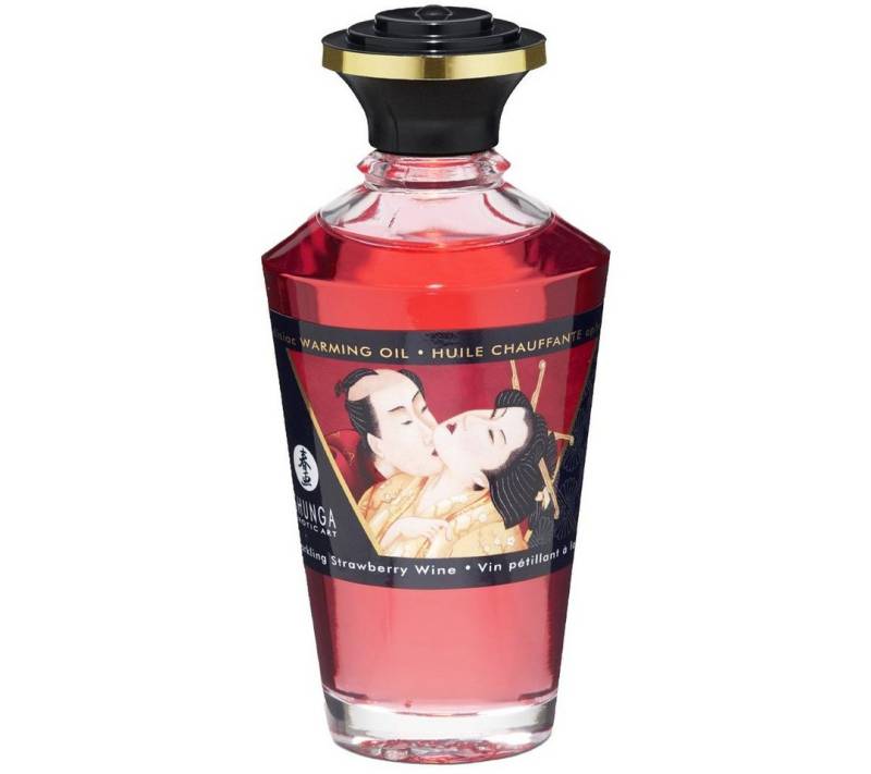 SHUNGA Massageöl Aphrodisiakum wärmendes Massage Öl Sparkling Strawberry Wine - Erdbeer, Atemaktivierte Erwärmung SHUNGA Massageöl Aphrodisiakum wärmendes Massage Öl Sparkling Strawberry Wine - Erdbeer, Atemaktivierte Erwärmung von SHUNGA
